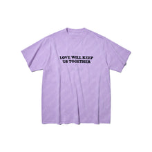 LOVE WILL KEEP US TOGETHER SHORT SLEEVE T-SHIRT (PINK w/ BLACK)