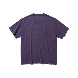 ASTERISK WASHED SQUARE PATCHED T-SHIRT