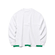 RIBBED HEM LONG SLEEVE T-SHIRT