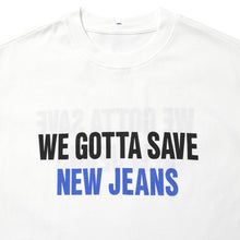 ASTERISK X BALANSA "WE GOTTA SAVE NEW JEANS" T-SHIRT