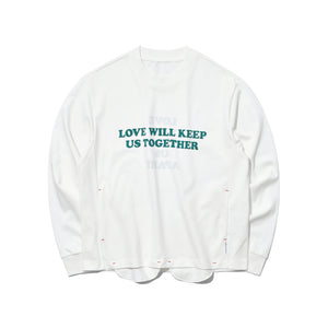 LOVE WILL KEEP US TOGETHER LONG SLEEVE POCKET T-SHIRT