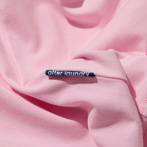 ASTERISK MOCK TWO-PIECE LONG SLEEVE T-SHIRT LIGHT (PINK w/ WHITE)