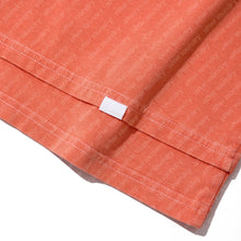 DOUBLE COLLAR S/S T-SHIRT (WASHED ORANGE)