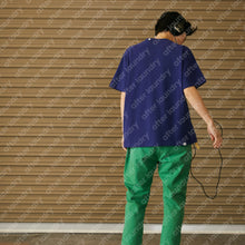 BUTTON S/S T-SHIRT (NAVY)