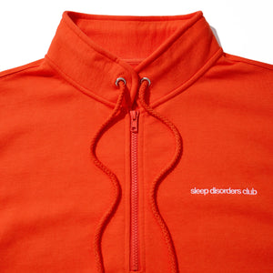 SLEEP DISORDERS CLUB HALF-ZIP SWEATER(ORANGE)