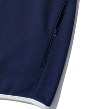 HIGH-NECK COTTON FULL ZIP SWEATSHIRT