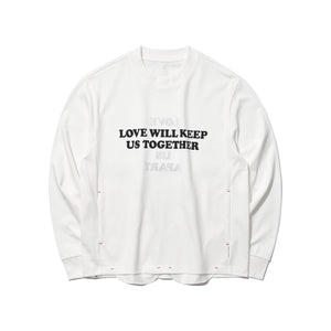LOVE WILL KEEP US TOGETHER LONG SLEEVE POCKET T-SHIRT