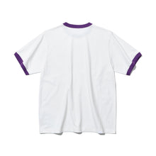 TWO TONE RIBBED COLLAR T-SHIRT
