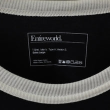 ENTIREWORLD RIBBED CREW NECK T-SHIRT
