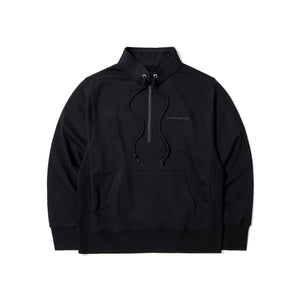 SLEEP DISORDERS CLUB HALF-ZIP SWEATER(BLACK)