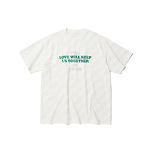 LOVE WILL KEEP US TOGETHER SHORT SLEEVE T-SHIRT(WHITE w/ GREEN)