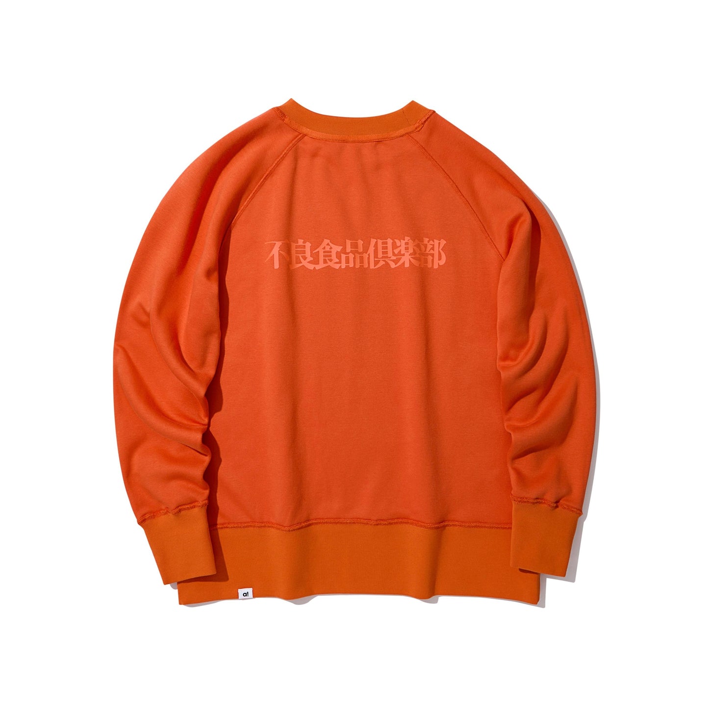 BAD FOOD CLUB REVERSIBLE FLEECE SWEATSHIRT(ORANGE)