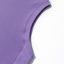 COTTON SLEEVELESS HOODIE