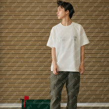 LOVE WILL KEEP US TOGETHER (TEAR US APART) S/S T-SHIRT WHITE w/ GOLD & SILVER