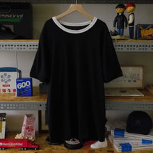 ENTIREWORLD RIBBED CREW NECK T-SHIRT