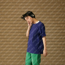 BUTTON S/S T-SHIRT (NAVY)