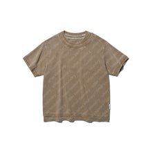 DOUBLE COLLAR S/S T-SHIRT (WASHED BROWN)