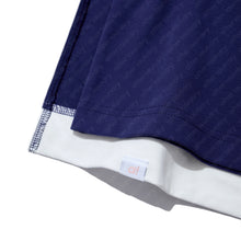 DOUBLE LAYER PATCHED S/S T-SHIRT (NAVY)