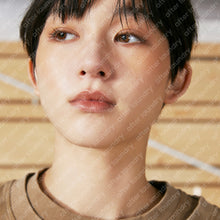 DOUBLE COLLAR S/S T-SHIRT (WASHED BROWN)