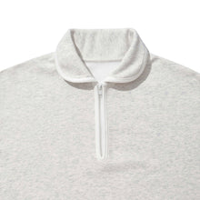 COTTON HALF ZIP SWEATSHIRT