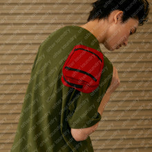 SQUARE PATCHED S/S T-SHIRT (OLIVE)