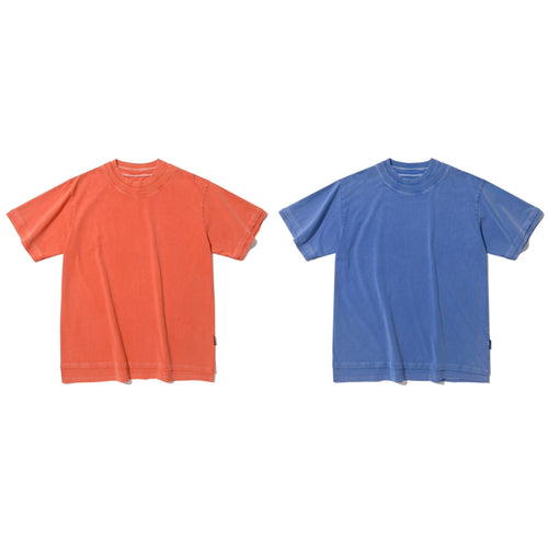 WASHED MOCK TWO-PIECE SHORT SLEEVE T-SHIRT