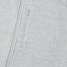 HIGH-NECK COTTON FULL ZIP SWEATSHIRT