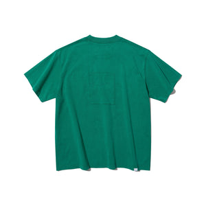 ASTERISK WASHED SQUARE PATCHED T-SHIRT