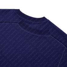 DOUBLE LAYER PATCHED S/S T-SHIRT (NAVY)