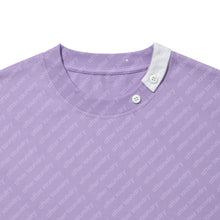 BUTTON S/S T-SHIRT (PURPLE)