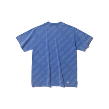 DOUBLE COLLAR S/S T-SHIRT (WASHED BLUE)