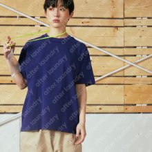 SQUARE PATCHED S/S T-SHIRT(NAVY)
