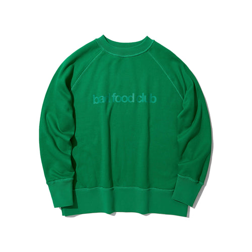 BAD FOOD CLUB REVERSIBLE FLEECE SWEATSHIRT(GREEN)