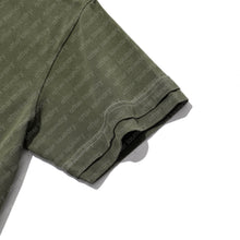 DOUBLE COLLAR S/S T-SHIRT (WASHED OLIVE)