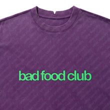 BAD FOOD CLUB S/S T-SHIRT (PURPLE w/ GREEN)