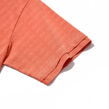 DOUBLE COLLAR S/S T-SHIRT (WASHED ORANGE)
