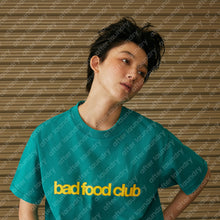 BAD FOOD CLUB S/S T-SHIRT (GREEN w/ YELLOW)