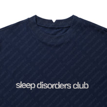 SLEEP DISORDER CLUB S/S T-SHIRT (NAVY w/ GREY)