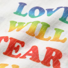 LOVE WILL KEEP US TOGETHER (TEAR US APART) S/S T-SHIRT (RAINBOW)