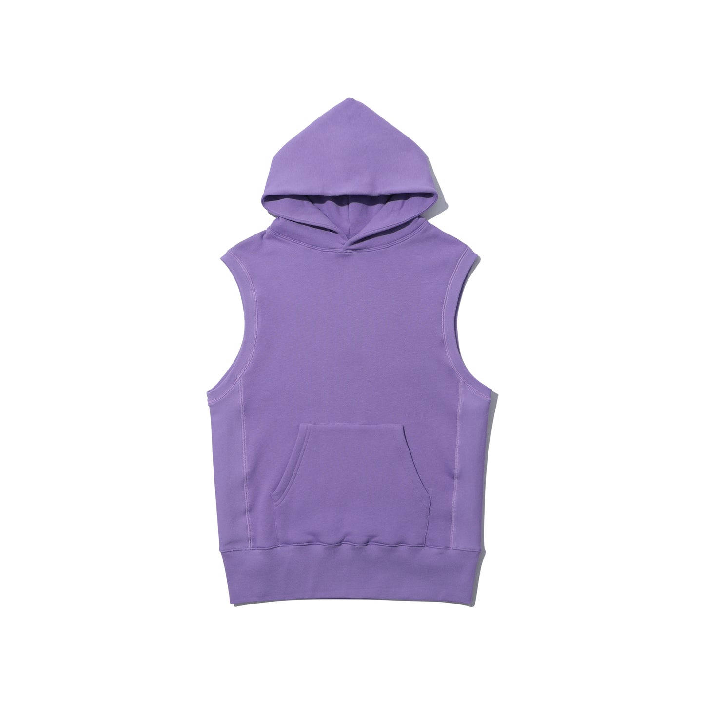 COTTON SLEEVELESS HOODIE