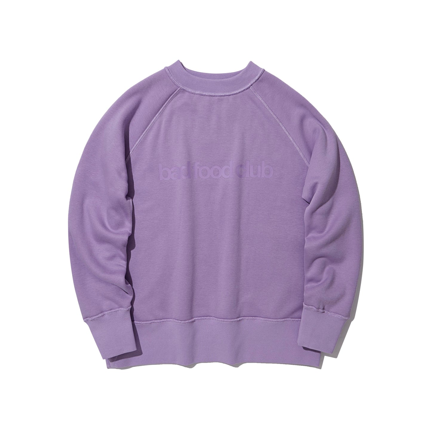 BAD FOOD CLUB REVERSIBLE FLEECE SWEATSHIRT(PURPLE)