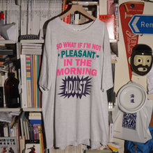 CIGLI "SO WHAT IF I'M NOT PLEASANT IN THE MORNING ADJUST" PRINTED T-SHIRT