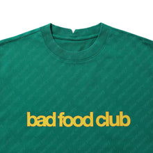 BAD FOOD CLUB S/S T-SHIRT (GREEN w/ YELLOW)