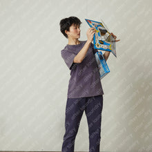 SQUARE PATCHED S/S T-SHIRT(WASHED PURPLE)