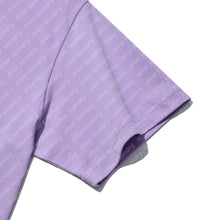 BUTTON S/S T-SHIRT (PURPLE)