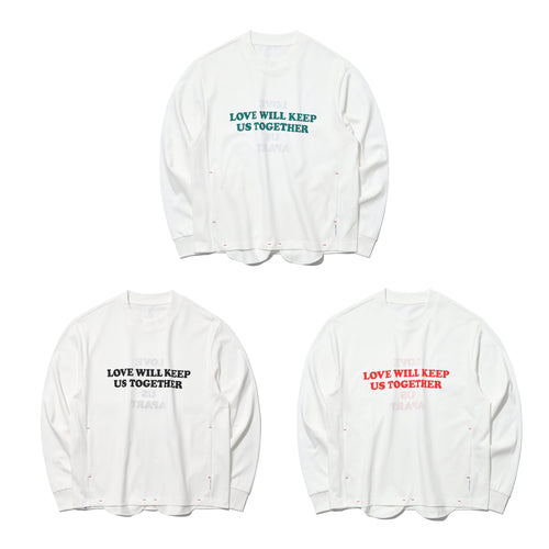 LOVE WILL KEEP US TOGETHER LONG SLEEVE POCKET T-SHIRT