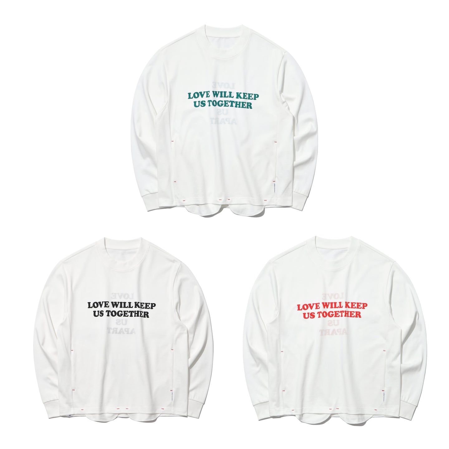 LOVE WILL KEEP US TOGETHER LONG SLEEVE POCKET T-SHIRT
