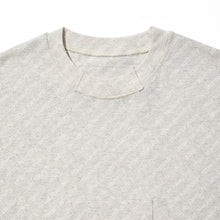 SQUARE PATCHED S/S T-SHIRT(OAT GREY)