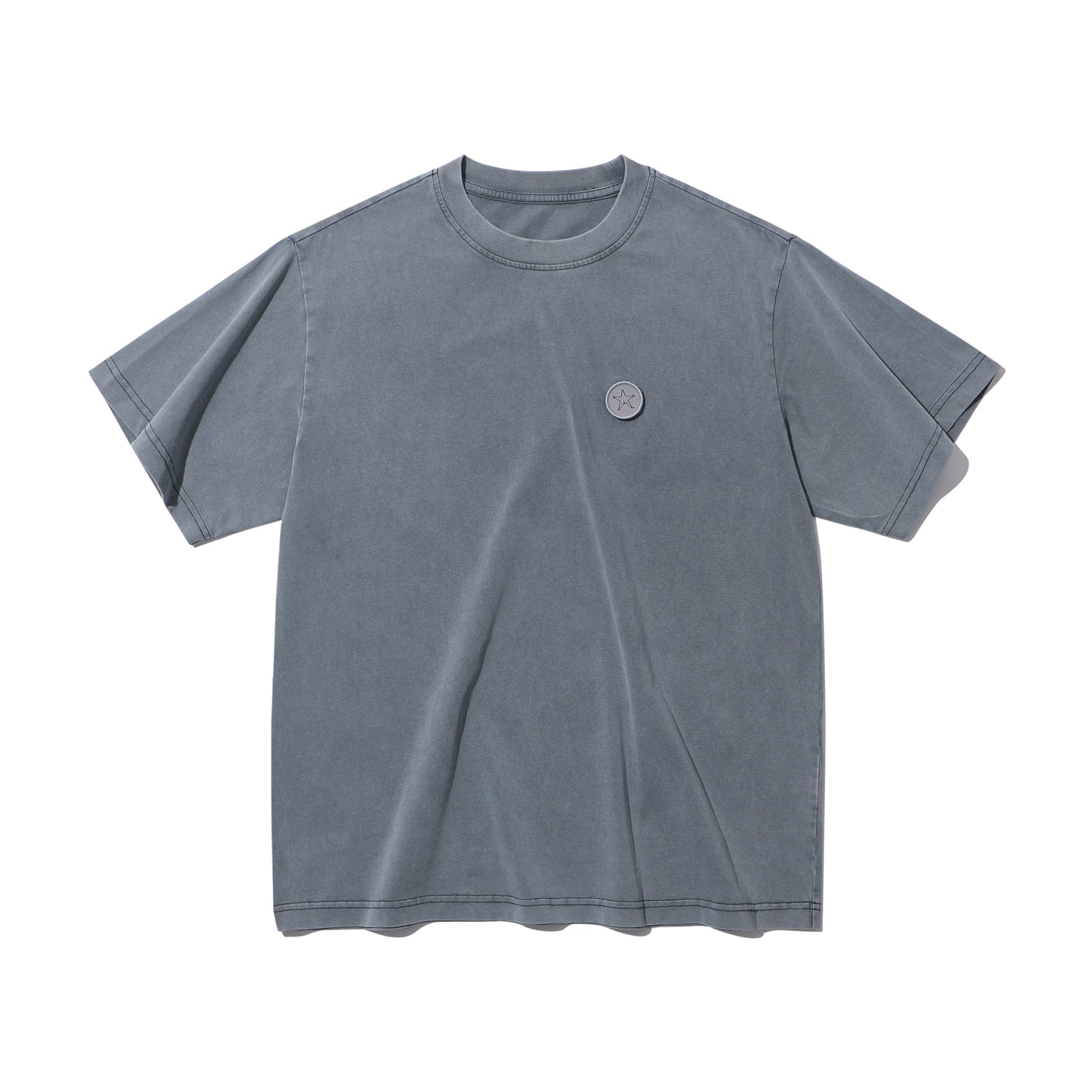 星仔 BACK LOGO VELCRO PATCH WASHED T-SHIRT