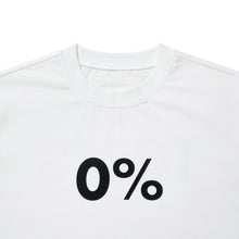 0% & 100% SHORT SLEEVE T-SHIRT